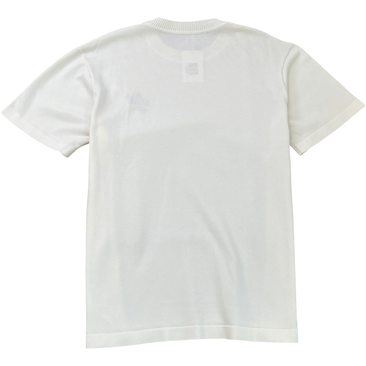 Men's Embroidered Logo T-Shirt White Size L - Photo 2