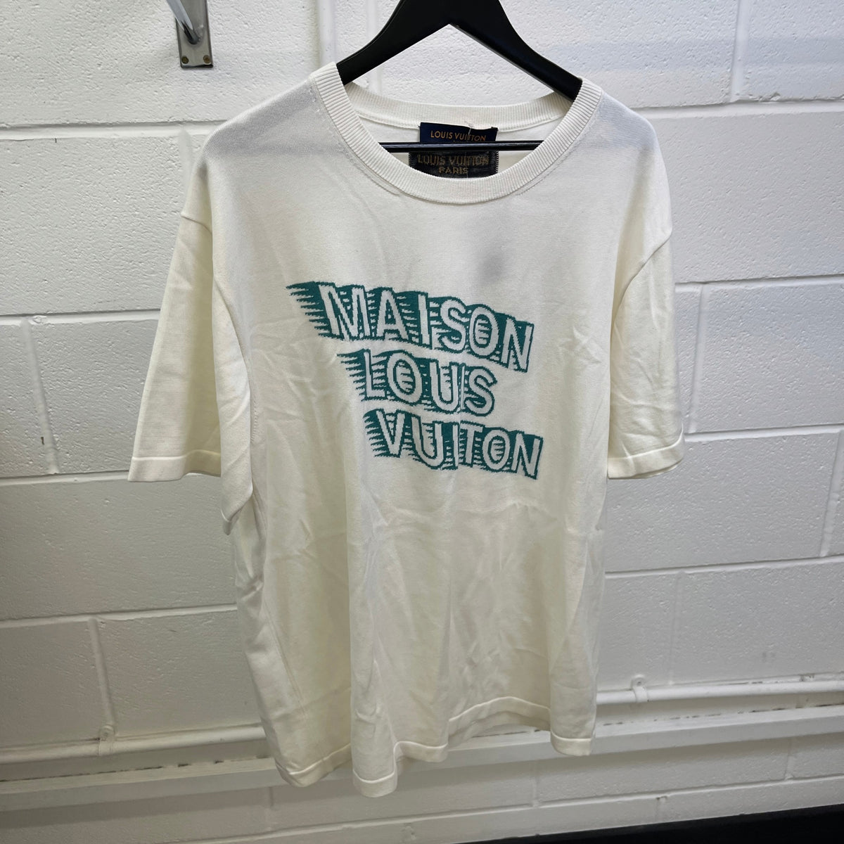 Men's Maison LV T-Shirt White Size XXL - Photo 7