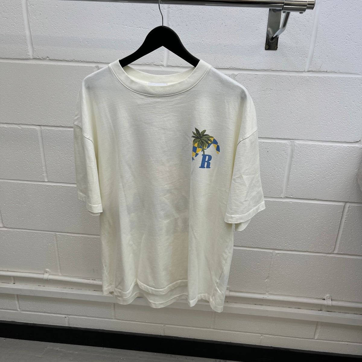 Men's Moonlight Tropics T-Shirt White Size L - Photo 8