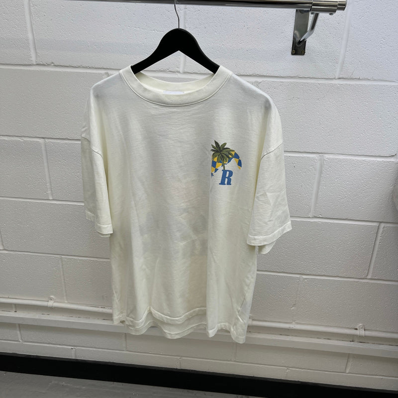 Men's Moonlight Tropics T-Shirt White Size L