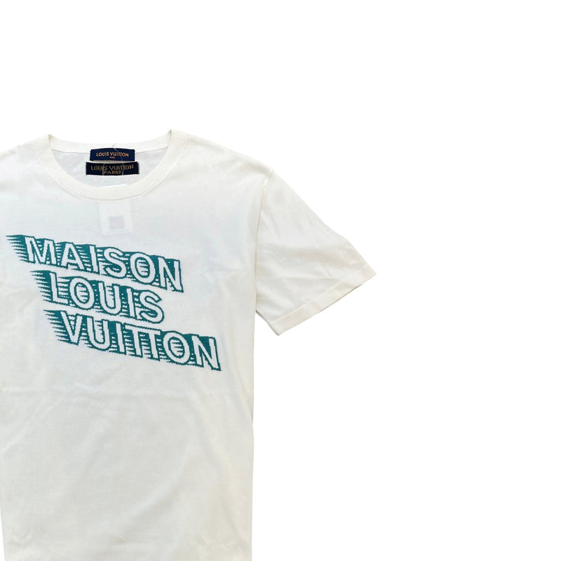 Men's Maison LV T-Shirt White Size XXL