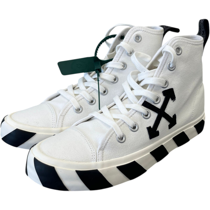 Men's Vulcanised High Trainers White Size EU 40 / UK 6