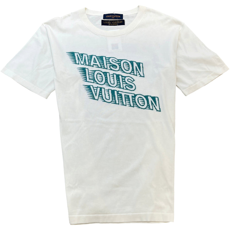 Men's Maison LV T-Shirt White Size XXL
