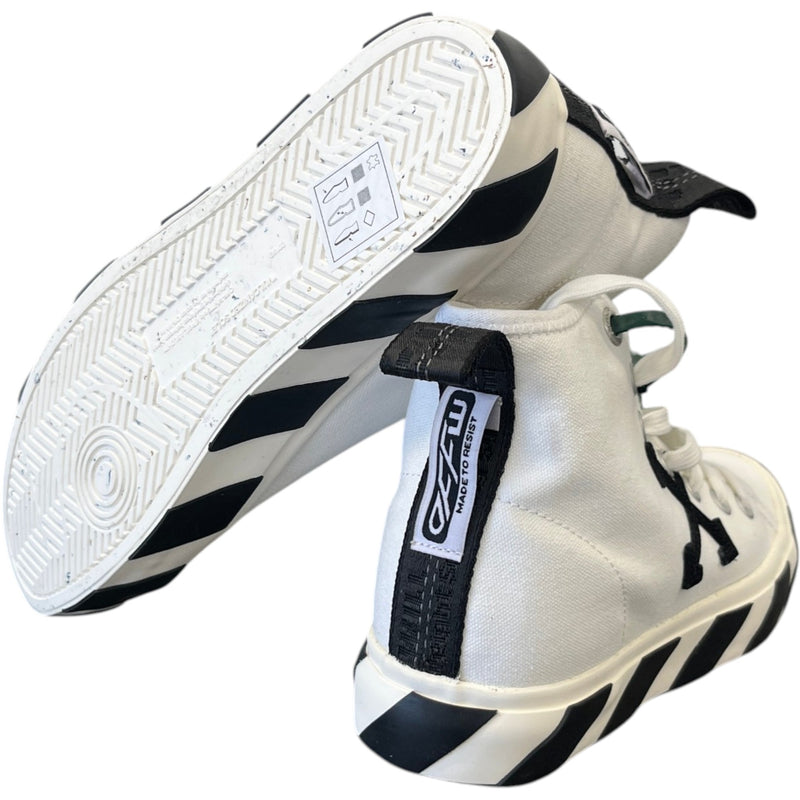 Men's Vulcanised High Trainers White Size EU 40 / UK 6