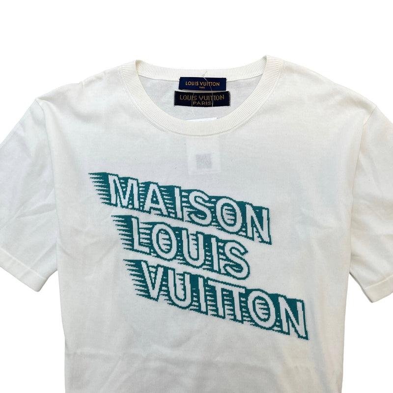Men's Maison LV T-Shirt White Size XXL