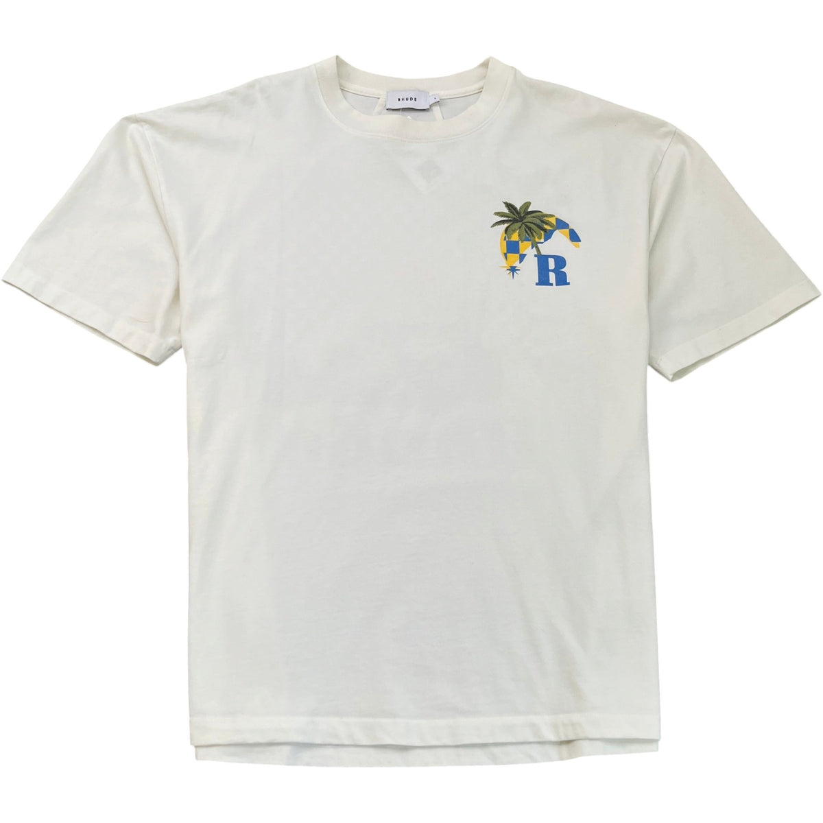 Men's Moonlight Tropics T-Shirt White Size L - Photo 1