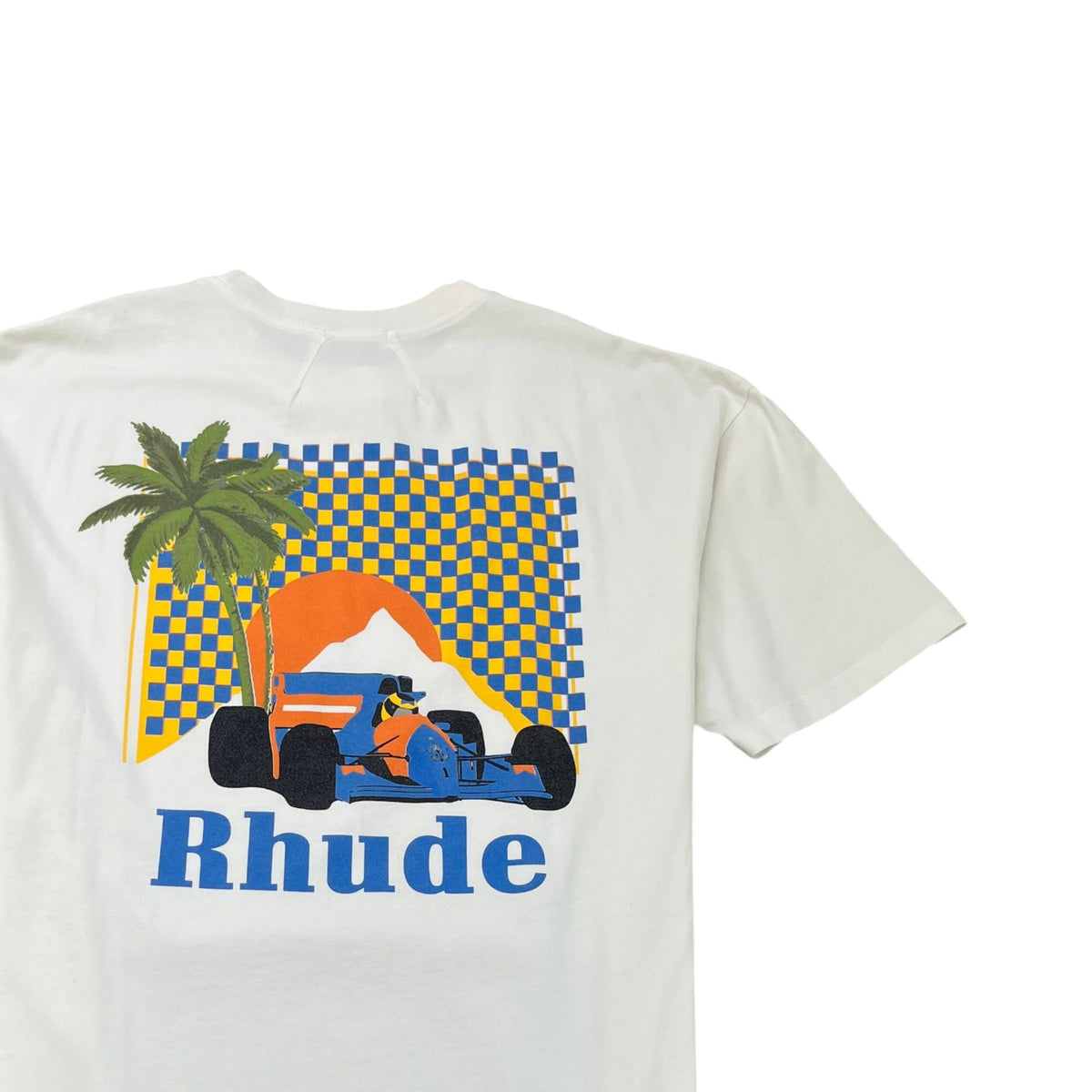 Men's Moonlight Tropics T-Shirt White Size L - Photo 4