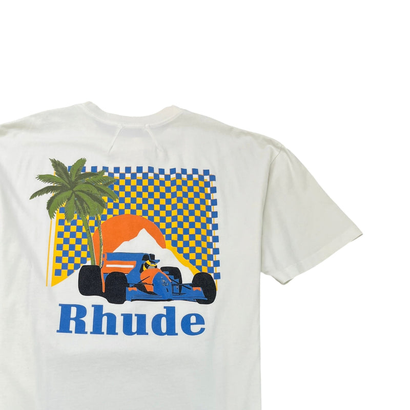 Men's Moonlight Tropics T-Shirt White Size L