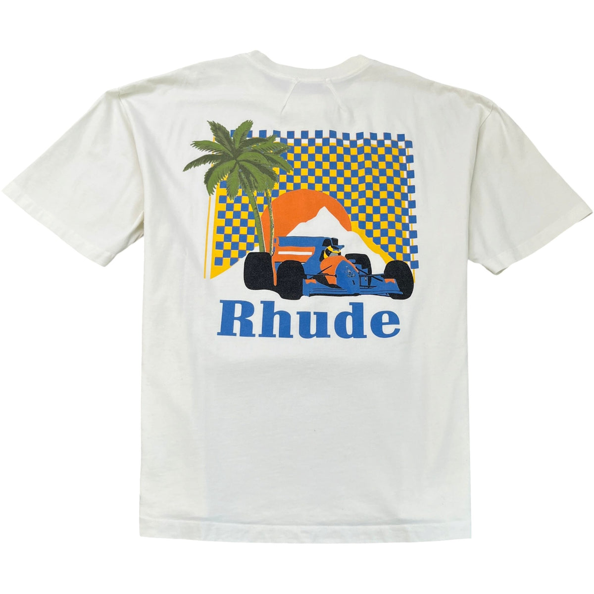 Men's Moonlight Tropics T-Shirt White Size L - Photo 2