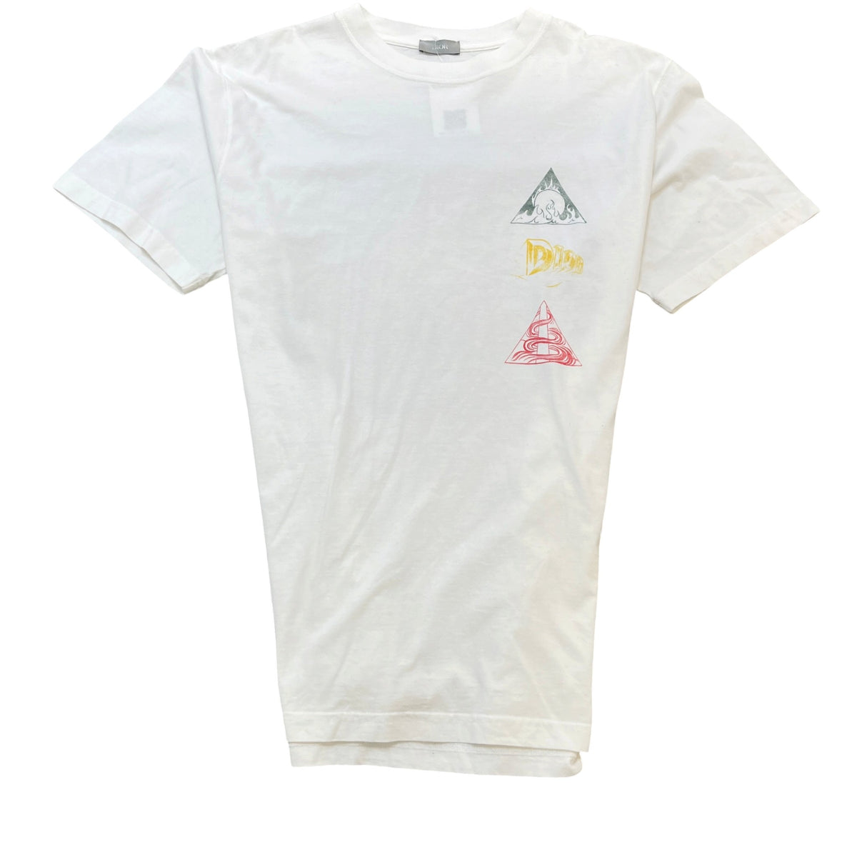 Men's Asterodior Logo T-Shirt White Size L - Photo 1