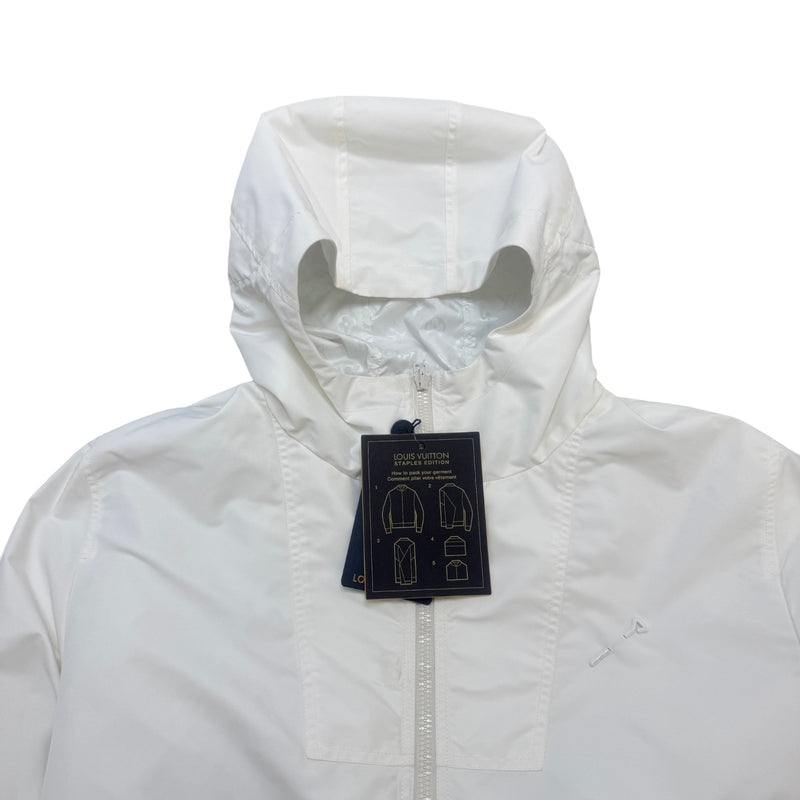 Men's Reversible Monogram Windbreaker White Size IT 54 / XXL