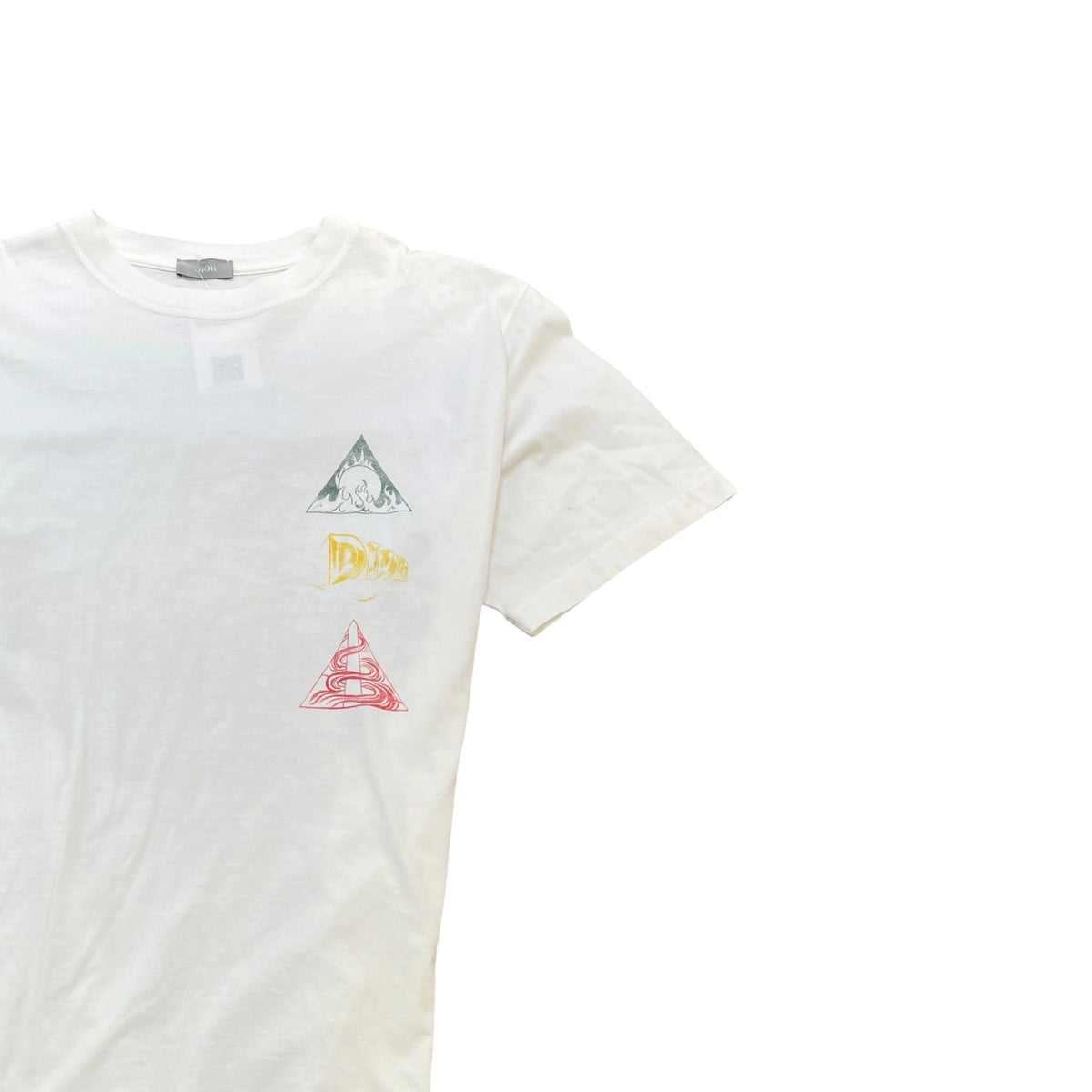 Men's Asterodior Logo T-Shirt White Size L - Photo 3