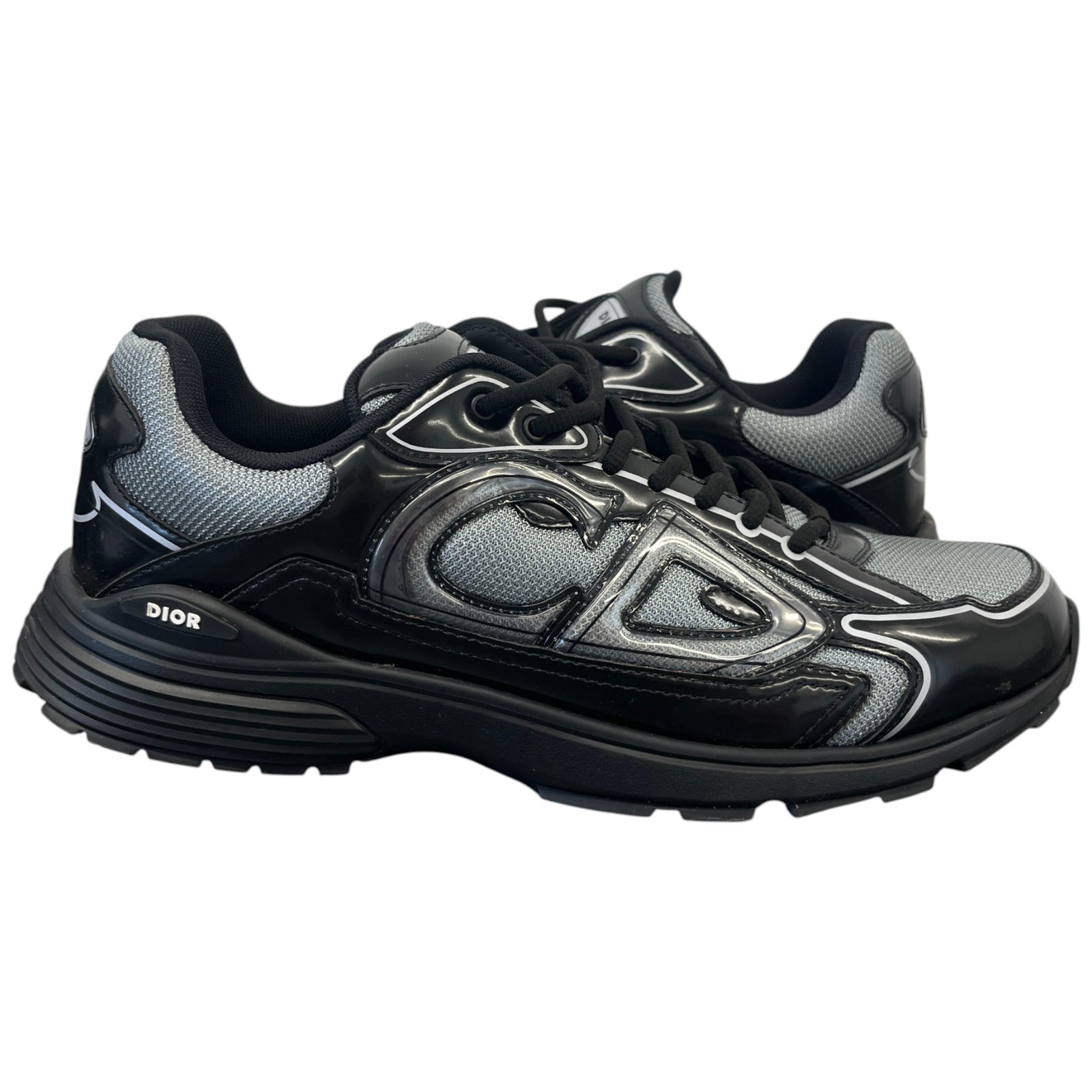 Men's B30 Low Trainers Black Size EU 46 / UK 12 - Photo 3