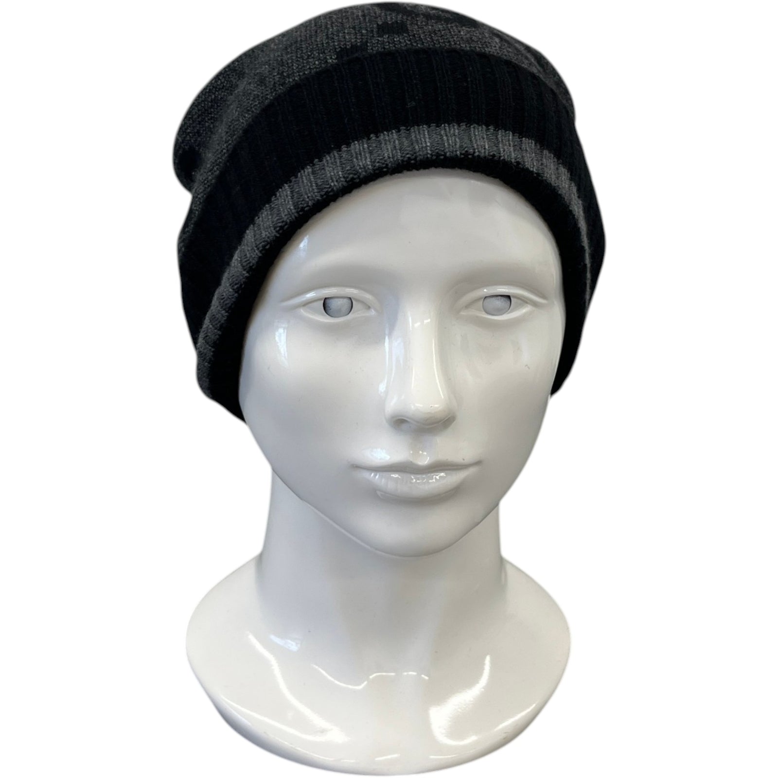 Men's Jumbo GG Knit Beanie Beanie Grey Size M - Photo 2