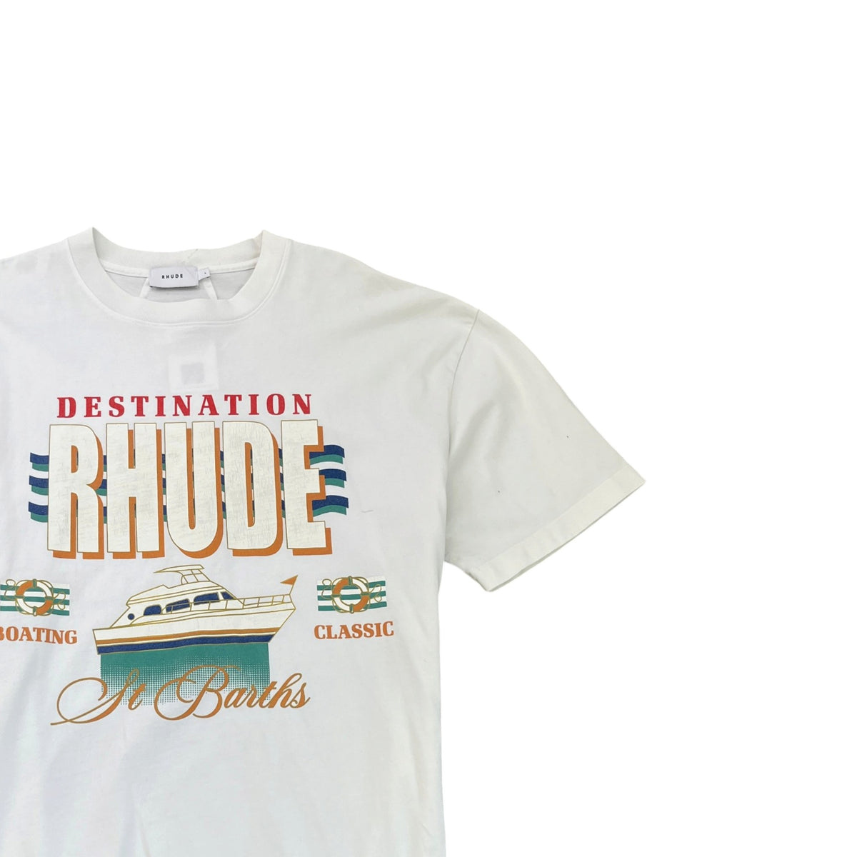 Men's Destination Graphic T-Shirt White Size L - Photo 3