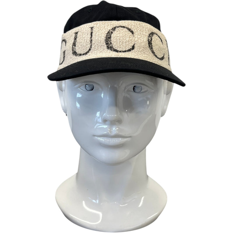 Women's Gabardine Headband Baseball Hat Black