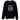 Men's Embroidered Anagram Jumper Black Size L