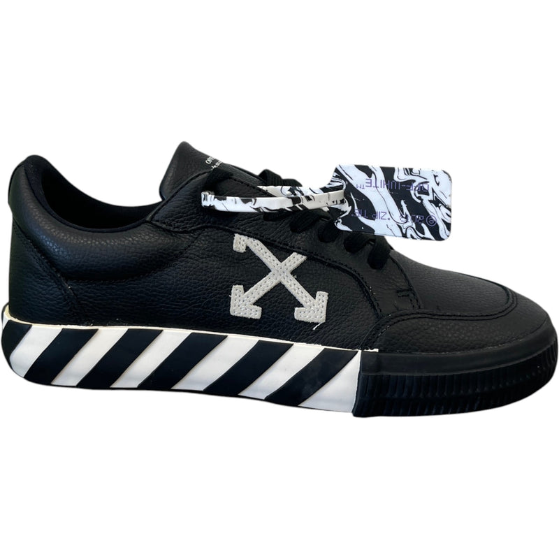 Men's Vulcanised Low Trainers Black Size EU 40 / UK 6