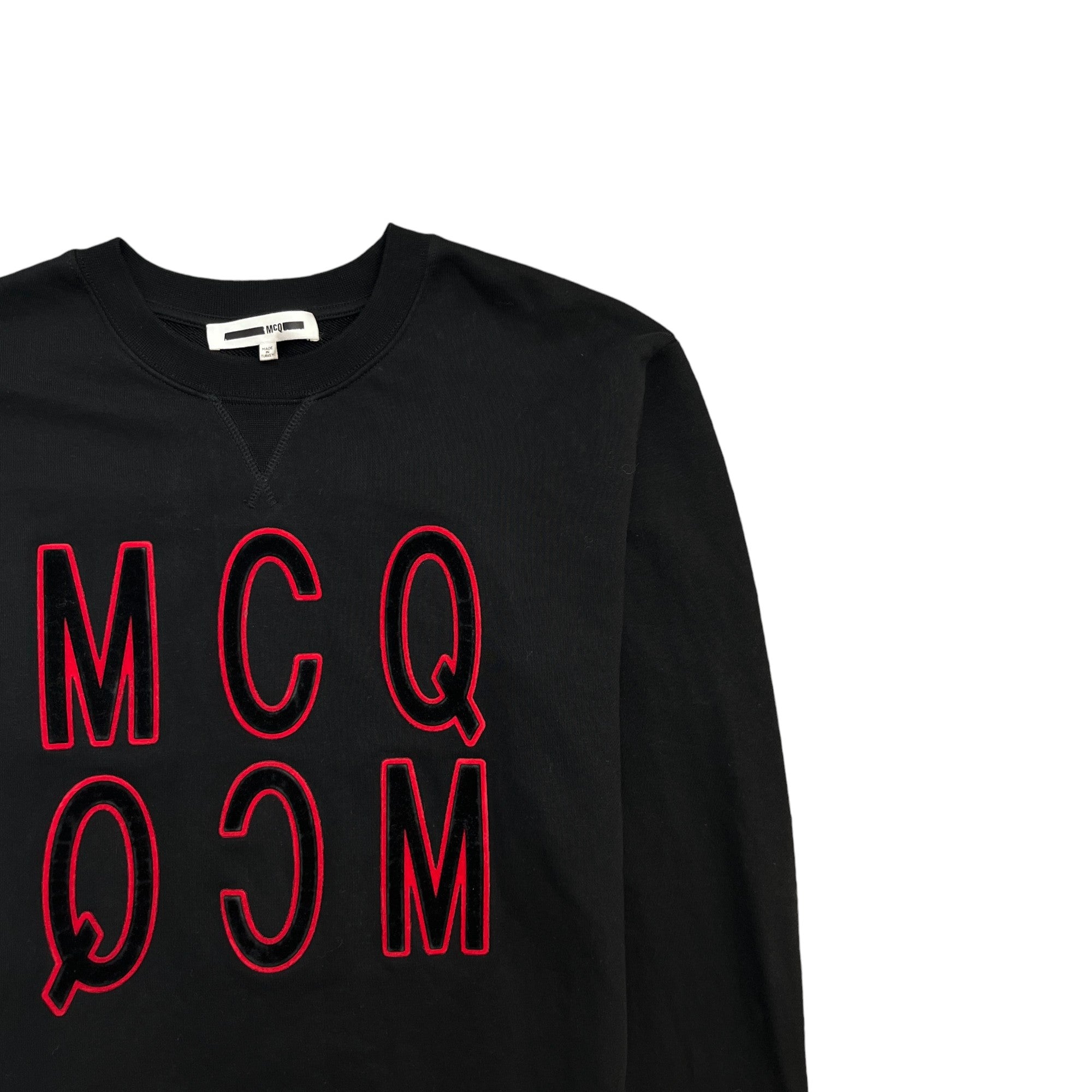 Men s Mcq Logo Jumper Black Size L Label Source