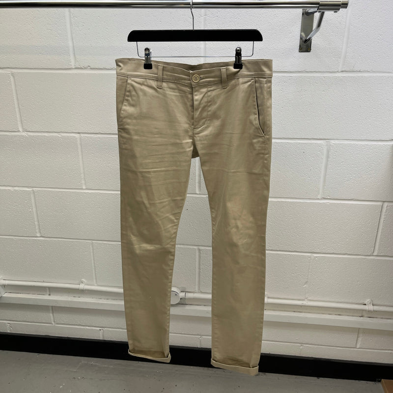 Men's Chino Trousers Beige Size W31