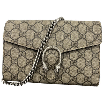 Women's Dionysus Wallet On Chain Crossbody Bag Beige