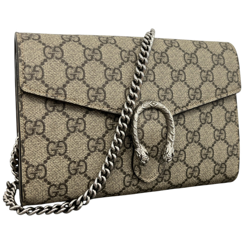 Women's Dionysus Wallet On Chain Crossbody Bag Beige