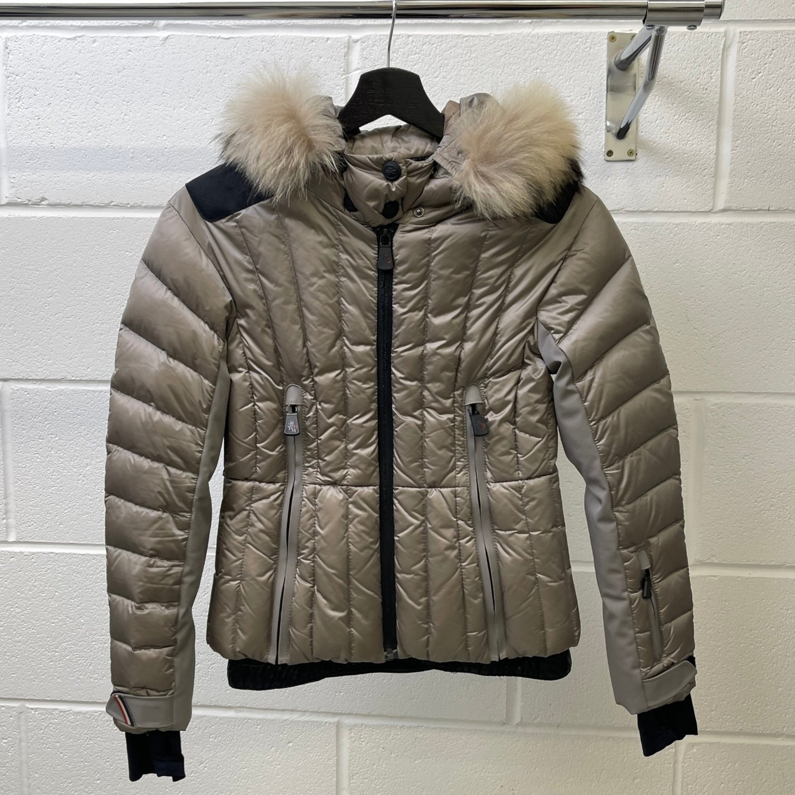 Women's Girls Age 10 Violaine Down Jacket Grey Size XXS - Photo 14