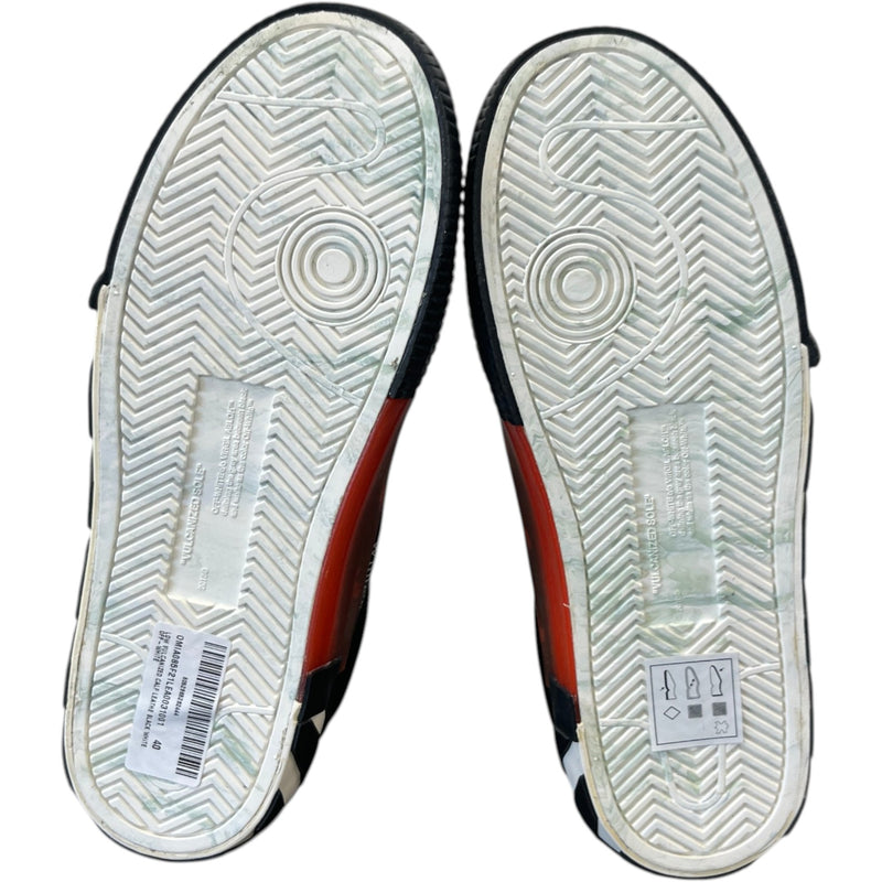 Men's Vulcanised Low Trainers Black Size EU 40 / UK 6