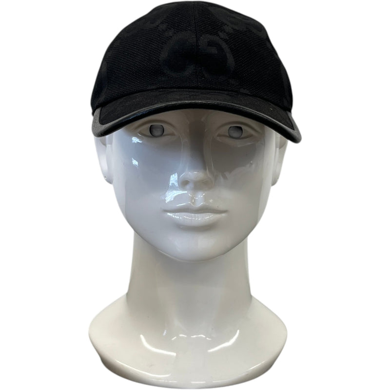Men's GG Canvas Cap Black Size S