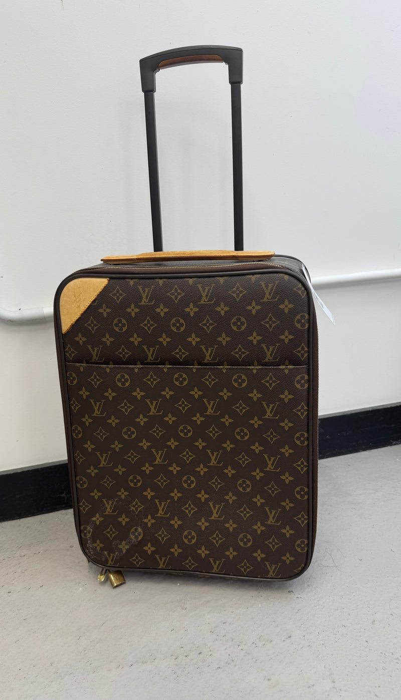 Men's Pegase 45 Monogram Suitcase Brown