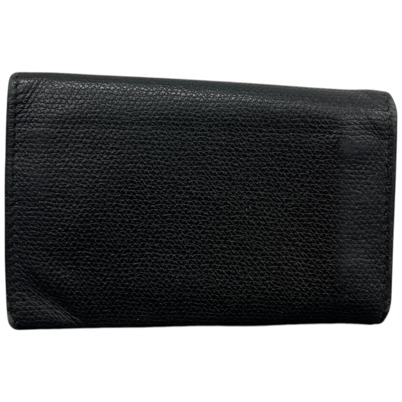 Women's Cc Logo Key Case Wallet Black - Photo 2