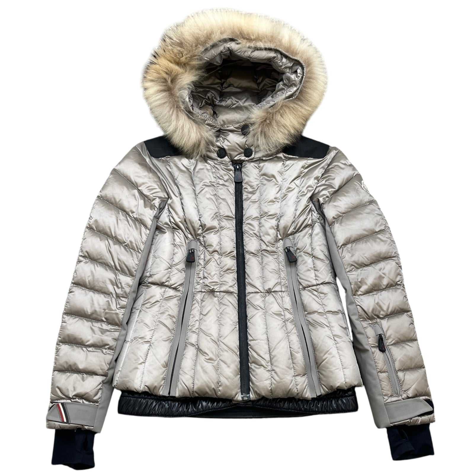 Women's Girls Age 10 Violaine Down Jacket Grey Size XXS - Photo 1