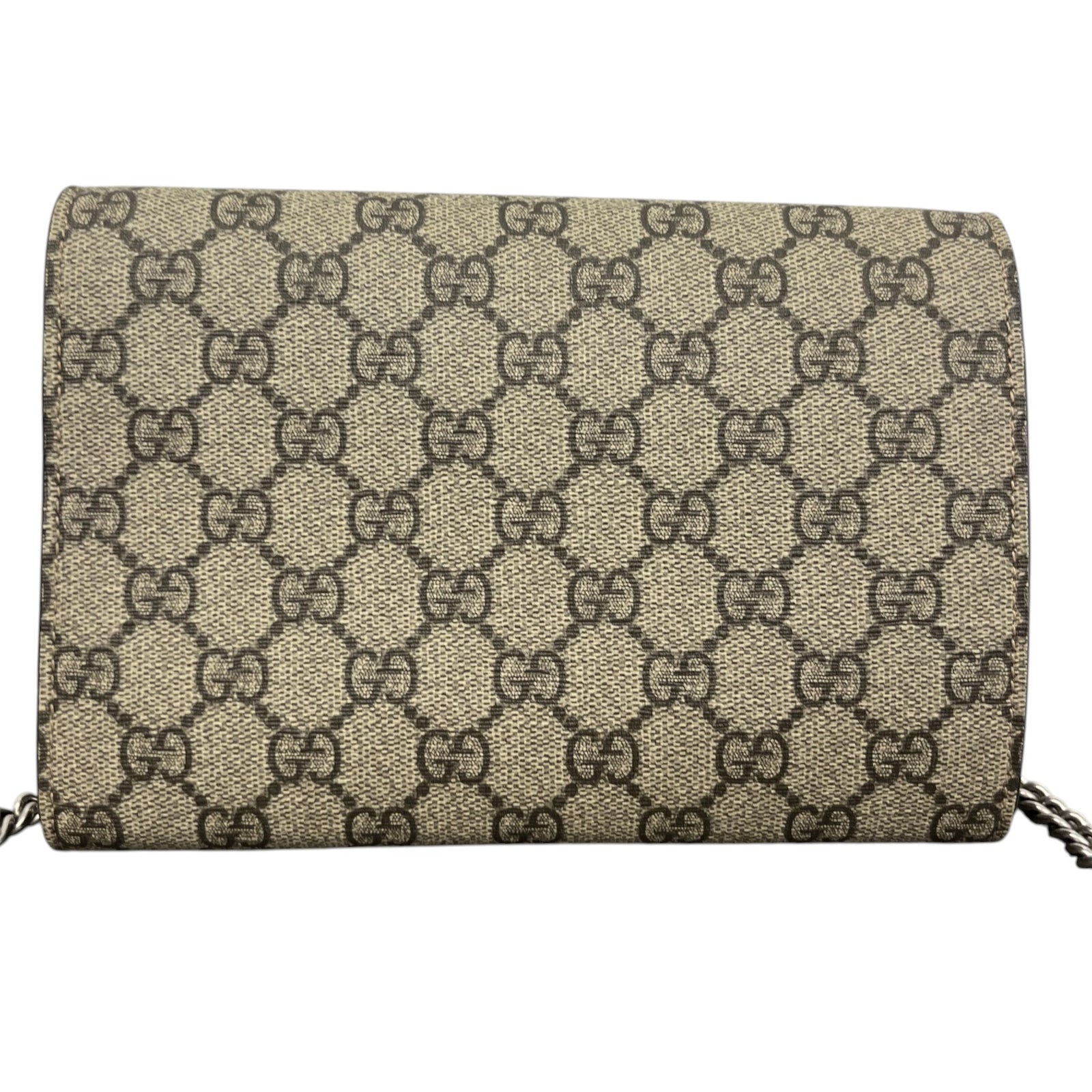 Women's Dionysus Wallet On Chain Crossbody Bag Beige - Photo 3
