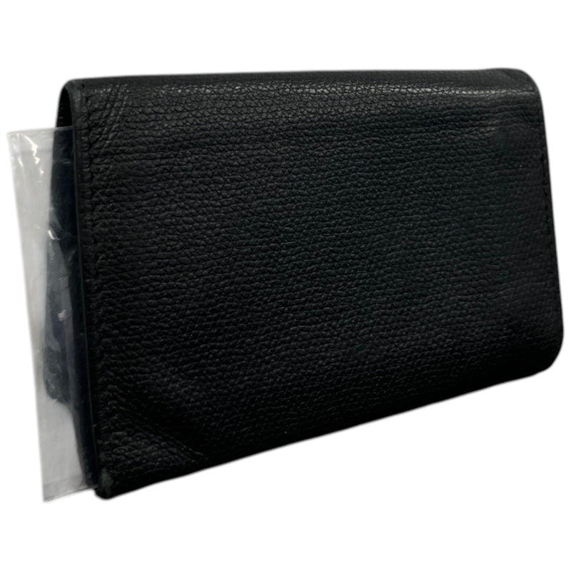 Women's Cc Logo Key Case Wallet Black