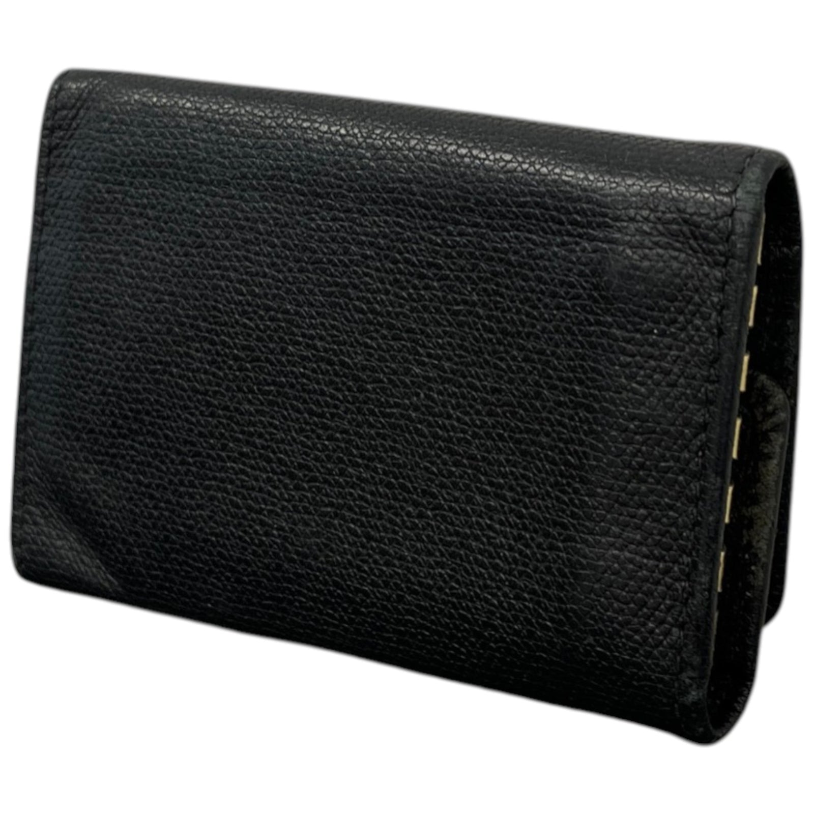 Women's Cc Logo Key Case Wallet Black - Photo 6