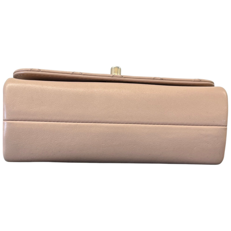 Women's Cc Pearl Chain Crossbody Flap Bag Pink