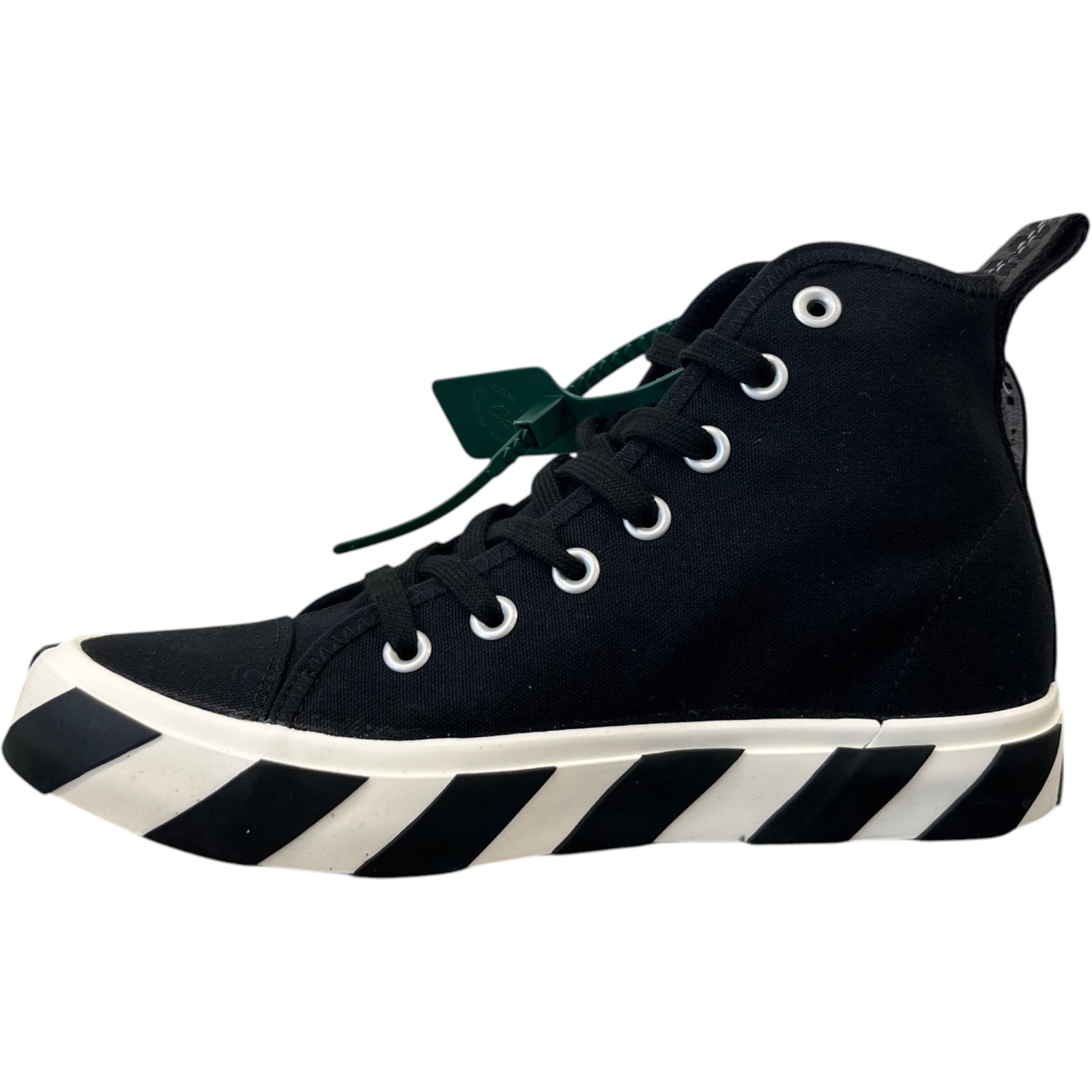 Men's Vulcanized Mid-Top High Trainers Black Size EU 40 / UK 6 - Photo 2