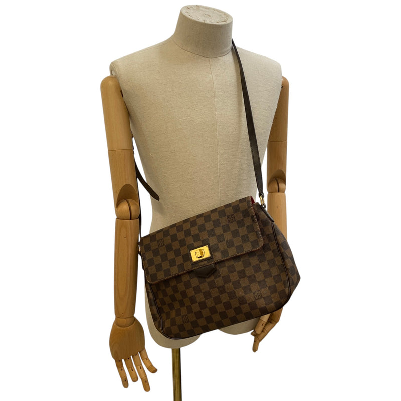 Women's Damier Ebene Besace Rosebery Messenger Bag Brown