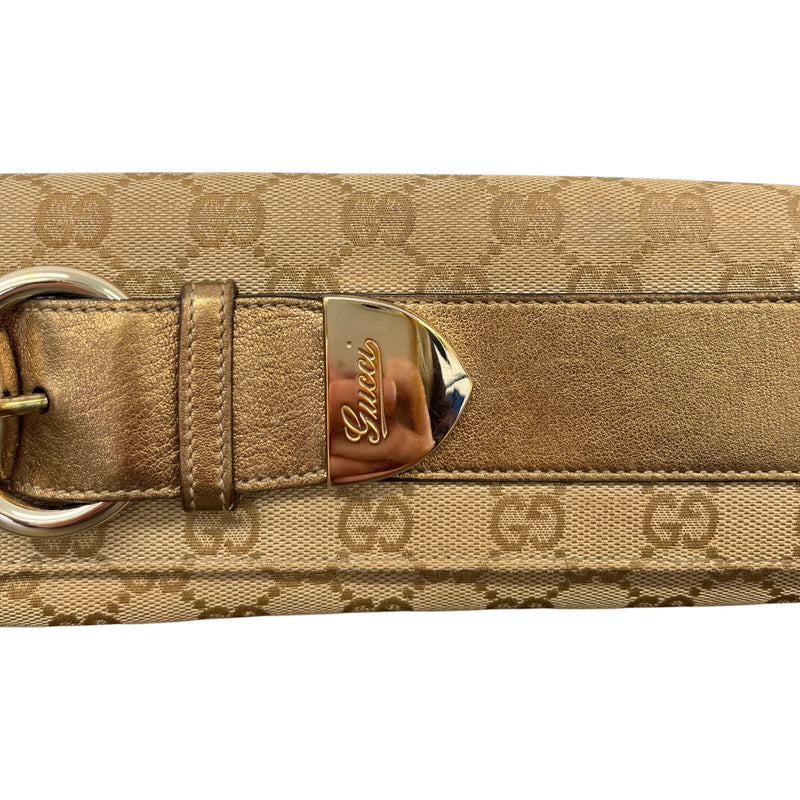 Women's Guccissima Buckle Purse Beige
