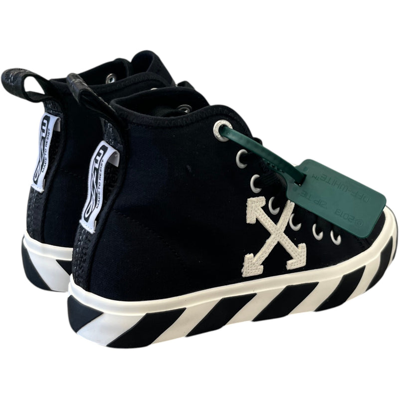 Men's Vulcanized Mid-Top High Trainers Black Size EU 40 / UK 6