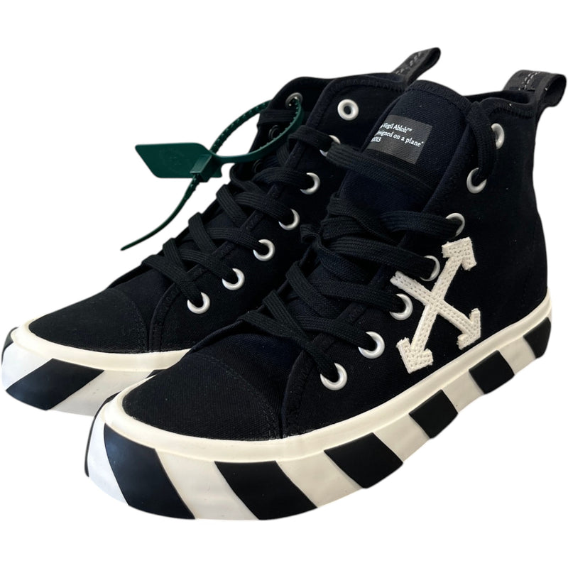 Men's Vulcanized Mid-Top High Trainers Black Size EU 40 / UK 6