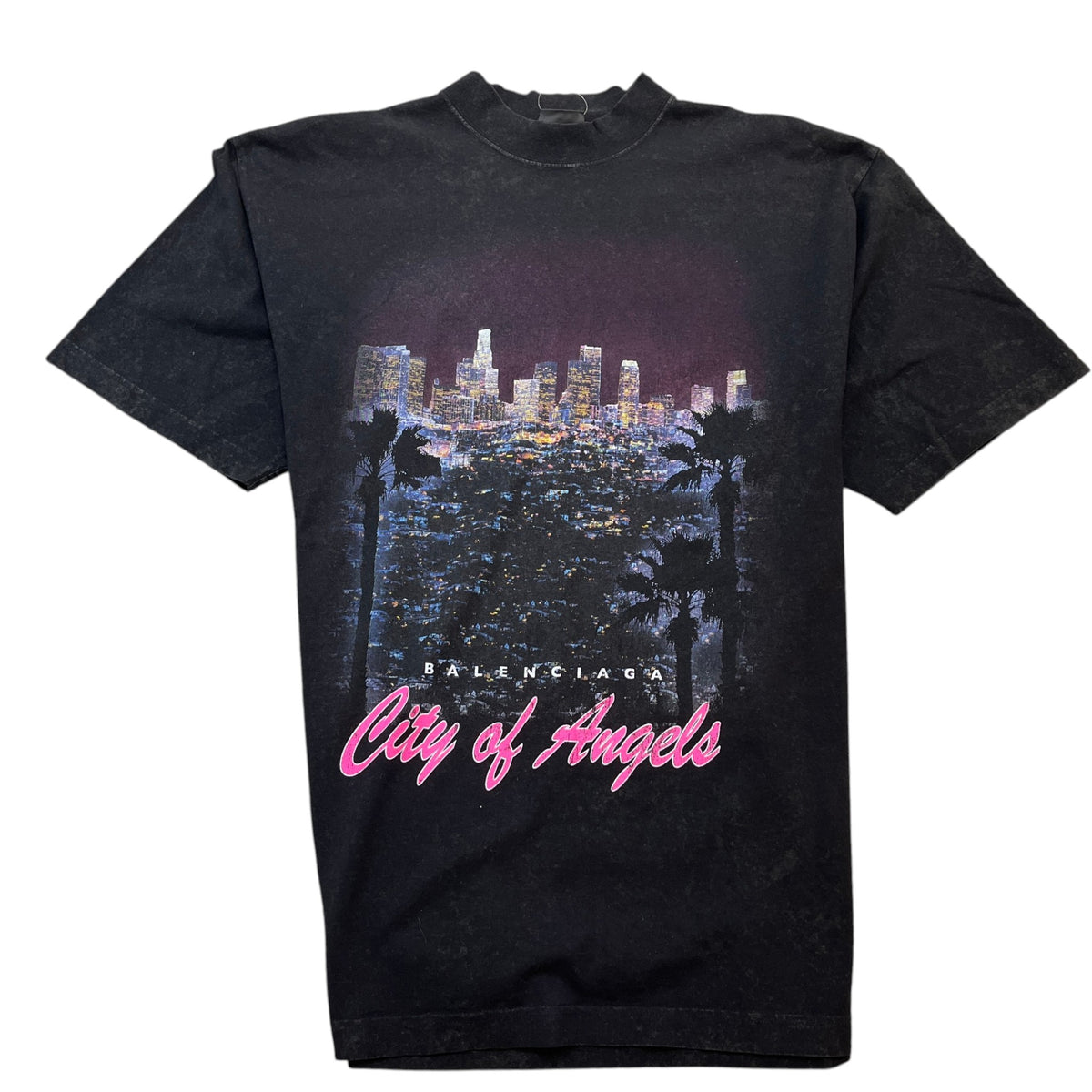 Men's City Of Angels T-Shirt Black Size S - Photo 1