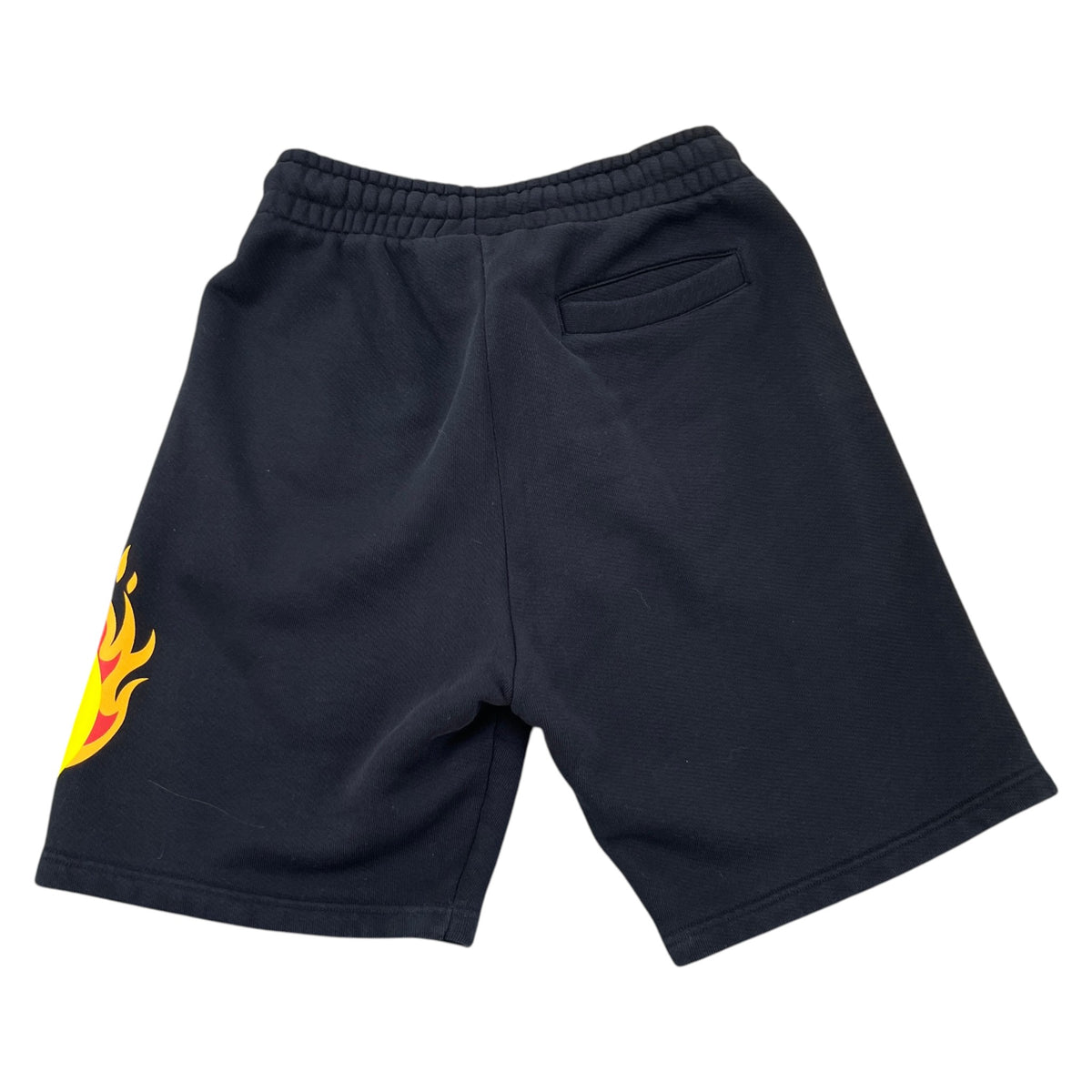 Men's X Smiley Burning Head Logo Shorts Black Size S / W30 - Photo 2
