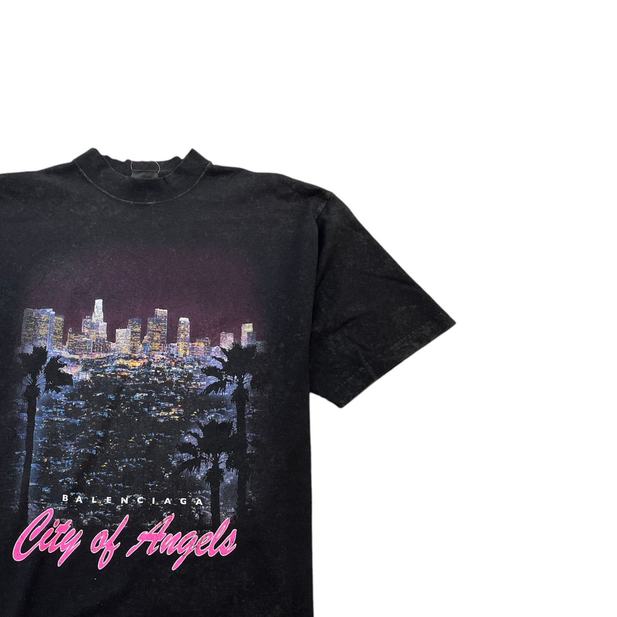 Men's City Of Angels T-Shirt Black Size S - Photo 3