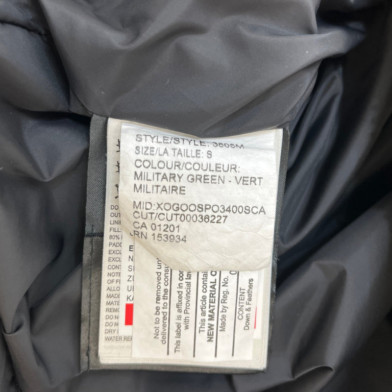 Men's Carson Down Jacket Khaki Size S