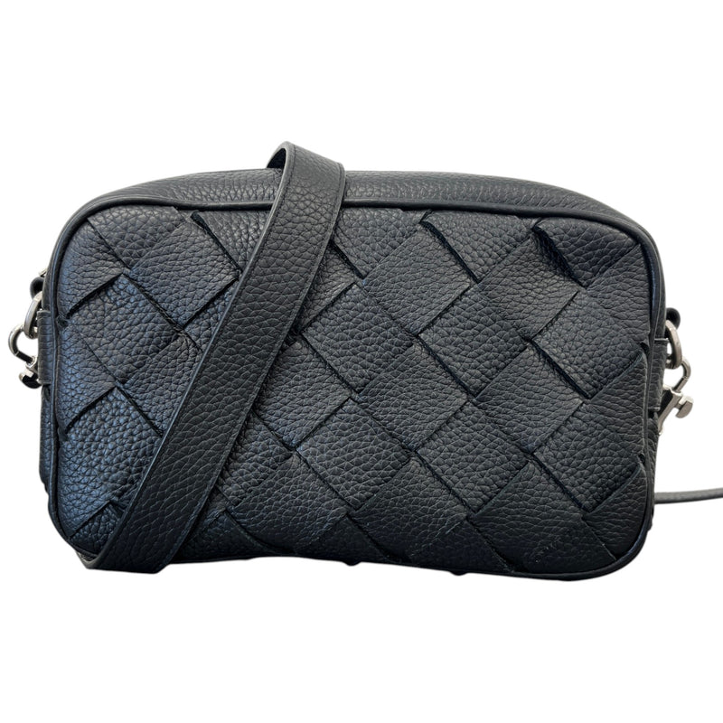Men's Intrecciato Camera Bag Black