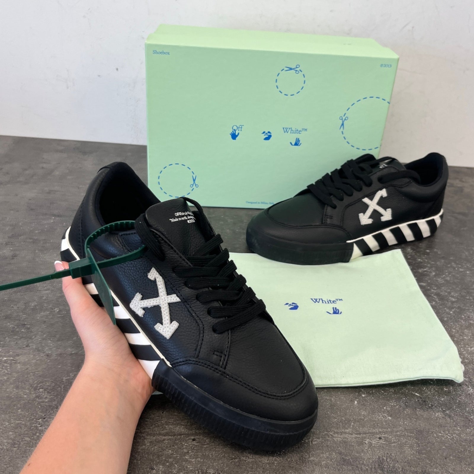Men's Vulcanized Low Trainers Black Size EU 40 / UK 6 - Photo 12