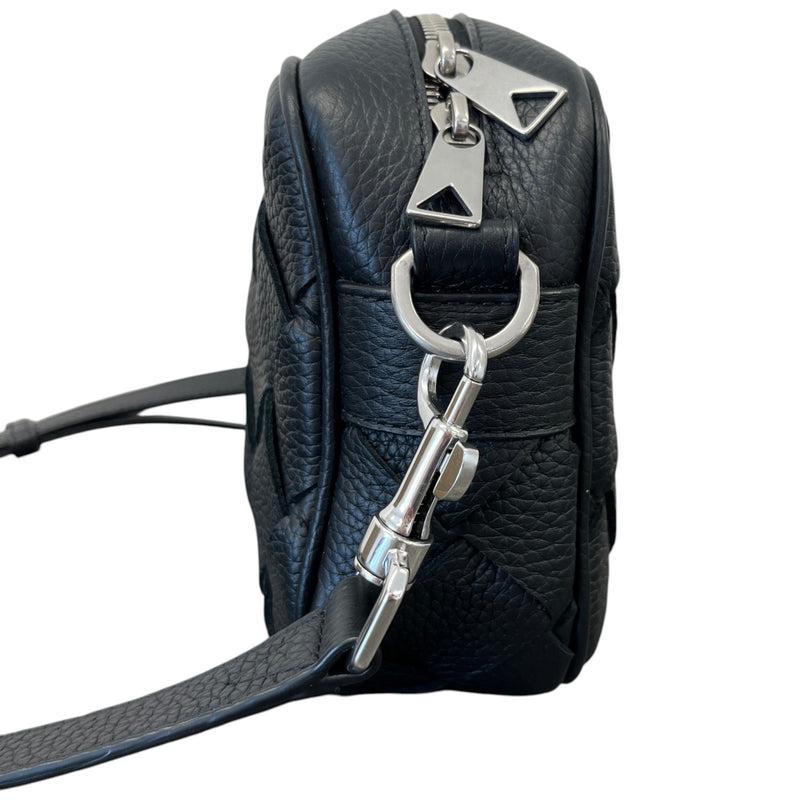 Men's Intrecciato Camera Bag Black