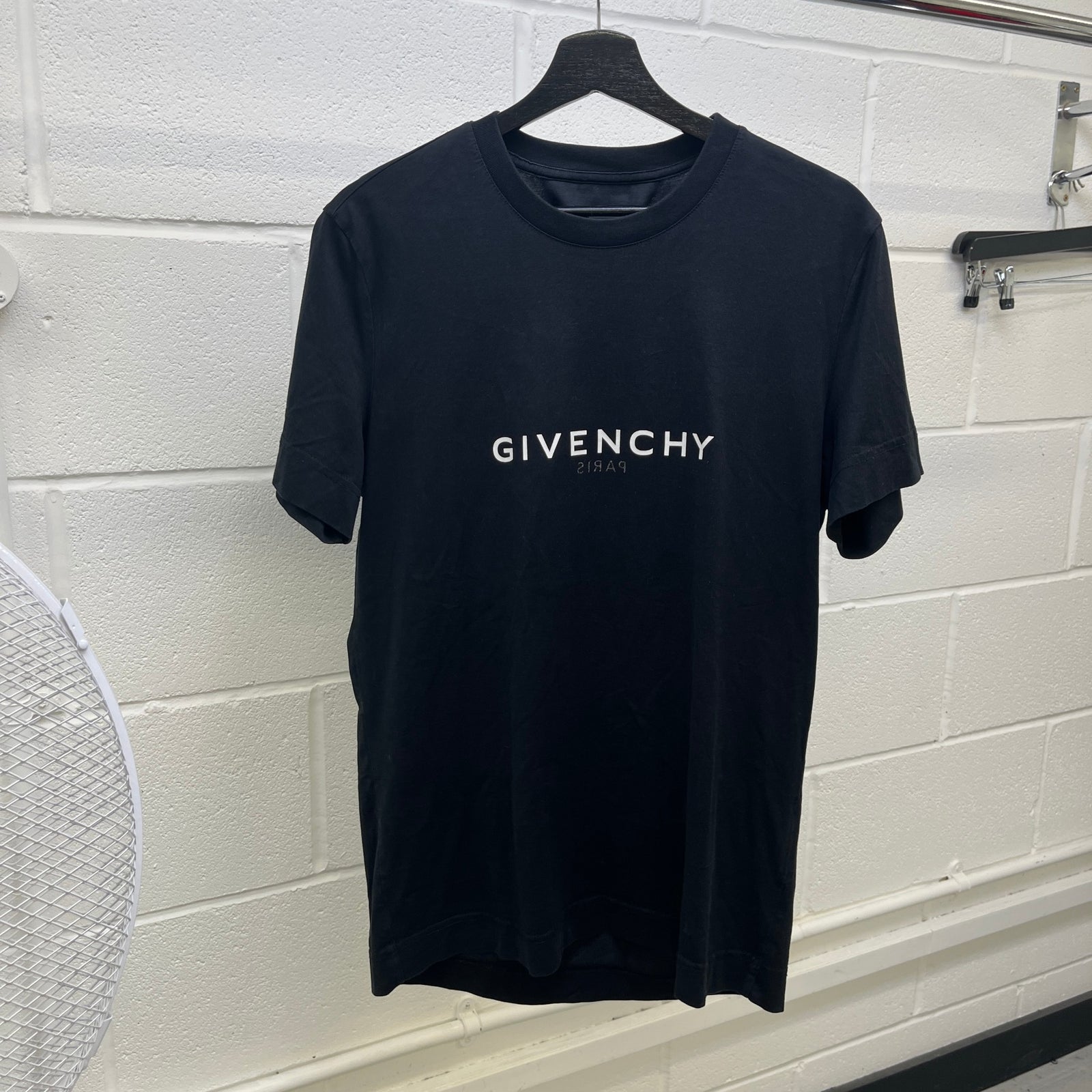 Men's Logo Print T-Shirt Black Size S - Photo 9