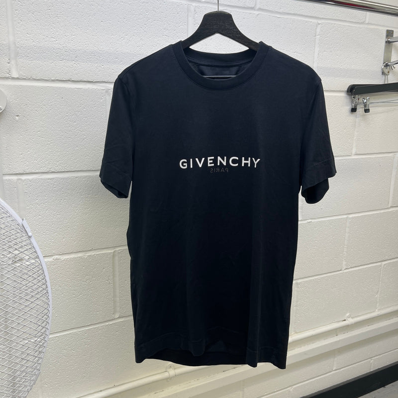 Men's Logo Print T-Shirt Black Size S